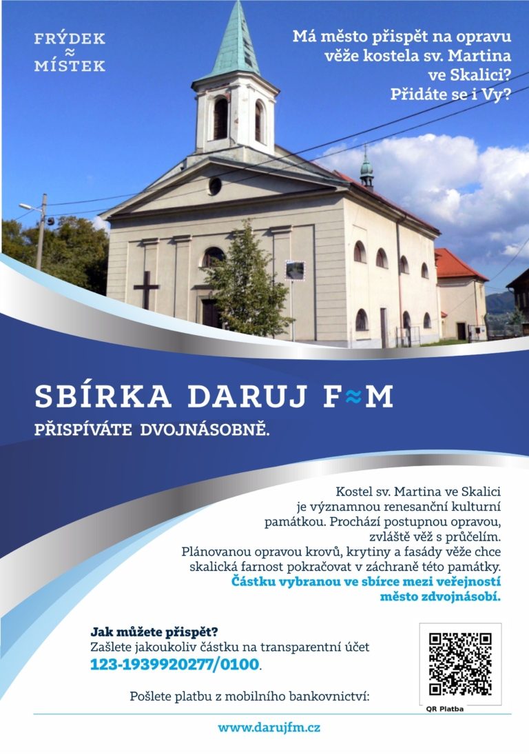 Sbírkový program DARUJ F≈M pokračuje i letos