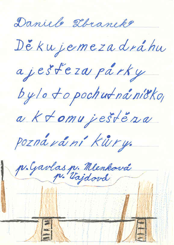 PODĚKOVÁNÍ