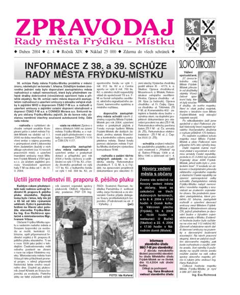 Zpravodaj DUBEN 2004