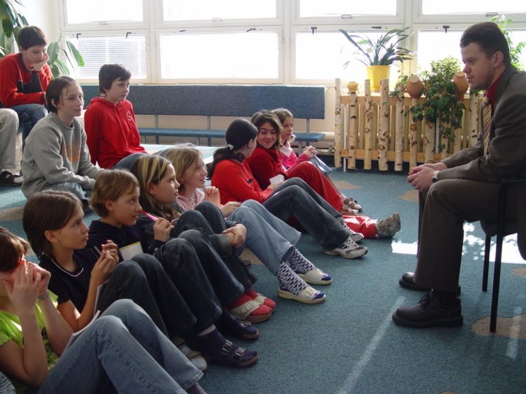 Místostarosta diskutoval se školáky