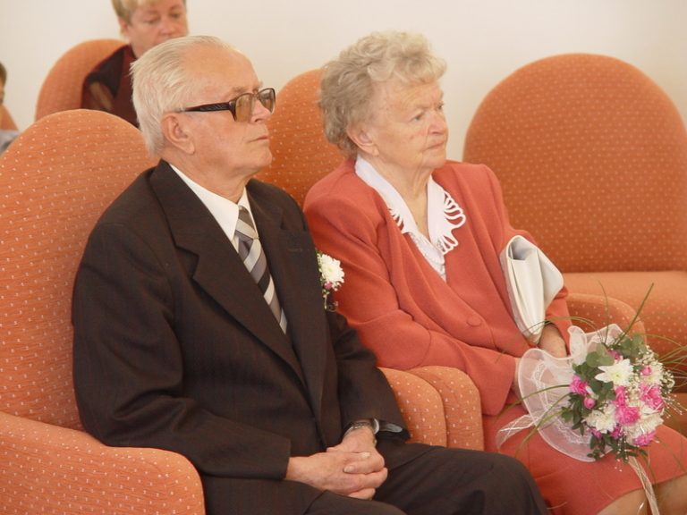 Manželé Volní slavili diamantovou svatbu