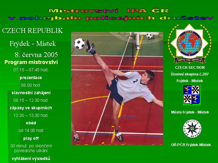 Mistrovství  IPA ČR  v nohejbalu trojic