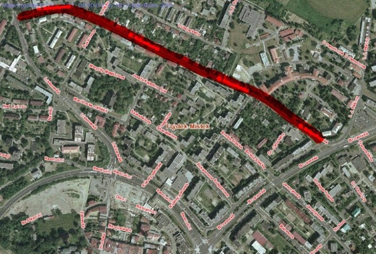 Uzavírka ulice El. Krásnohorské