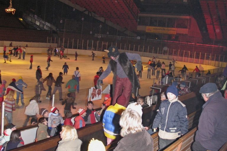 V hale se bruslilo s Mikulášem