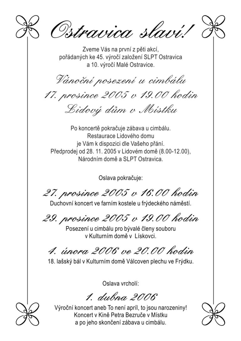OSTRAVICA ZAČÍNÁ SLAVIT!
