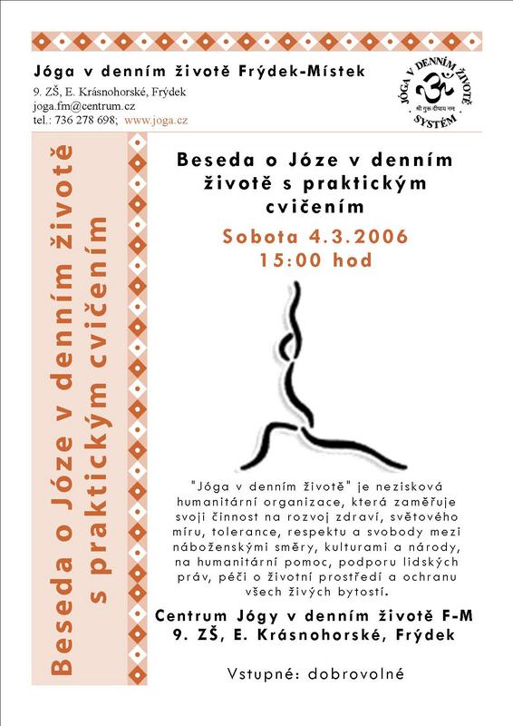 Beseda o Józe v denním životě s praktickým cvičením