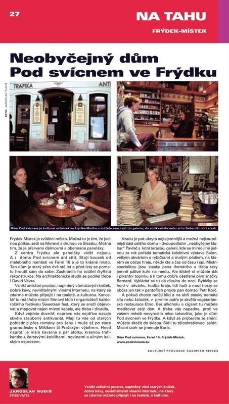 Reflex o Domě Pod Svícnem