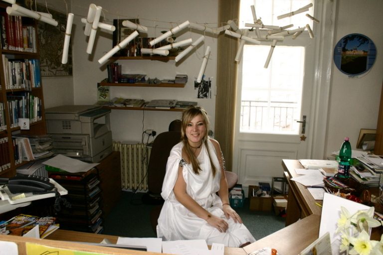 Knihovnice oblékly antické tógy