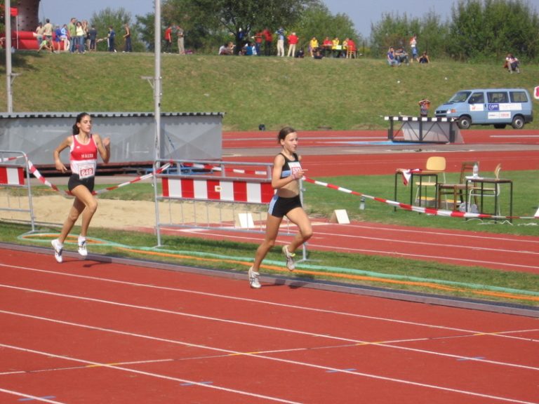 Atletické závody na stadiónu