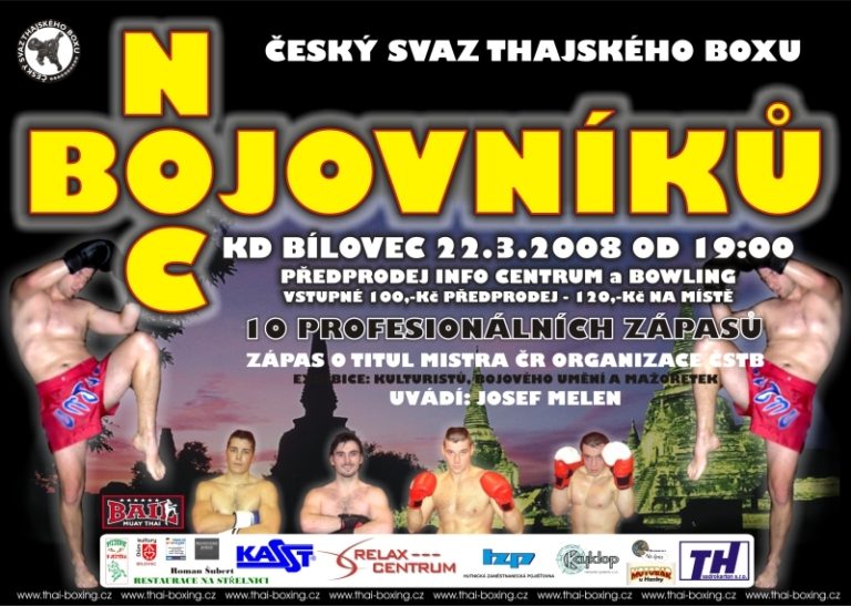 Nabitý Březen Muay-Thai zápasy