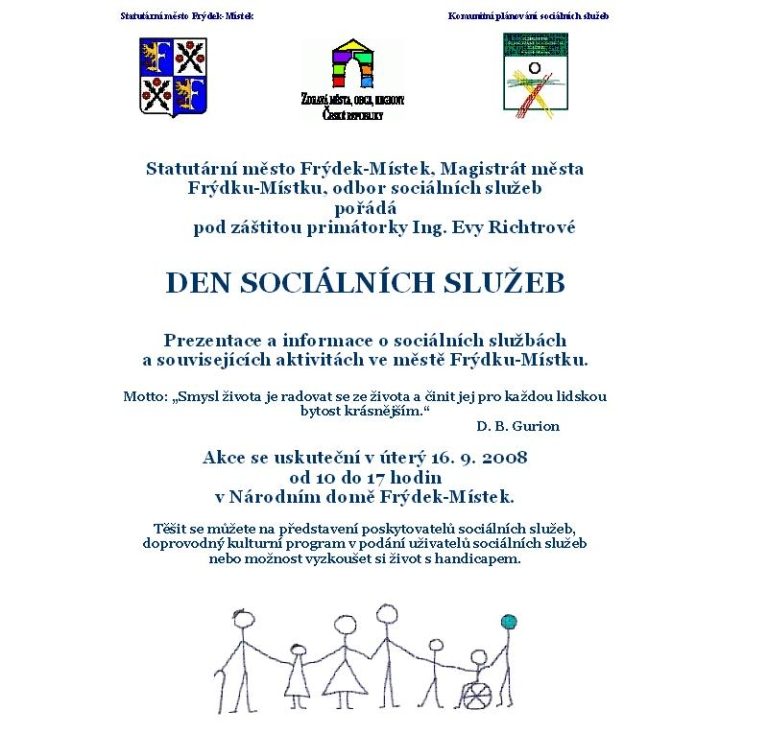 DEN SOCIÁLNÍCH SLUŽEB