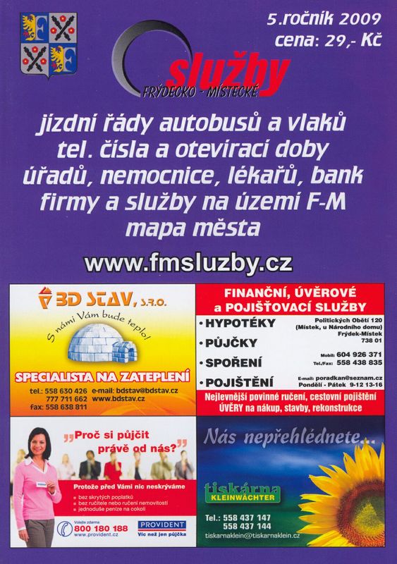 VYCHÁZÍ AKTUÁLNÍ ROČENKA SLUŽEB