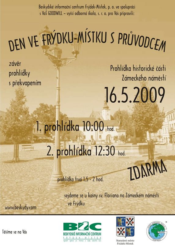 DEN VE FRÝDKU-MÍSTKU S PRŮVODCEM