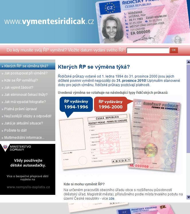 Vyměňte si řidičák