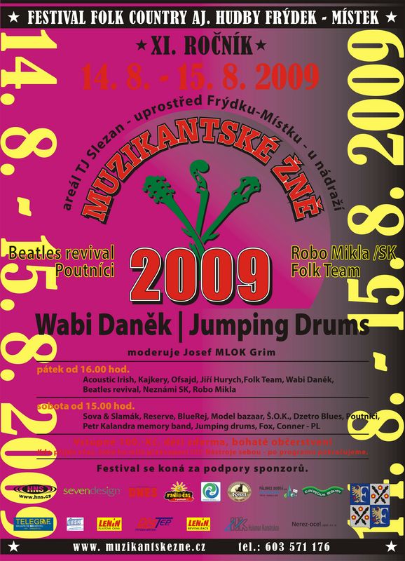 MUZIKANTSKÉ ŽNĚ JIŽ V PÁTEK