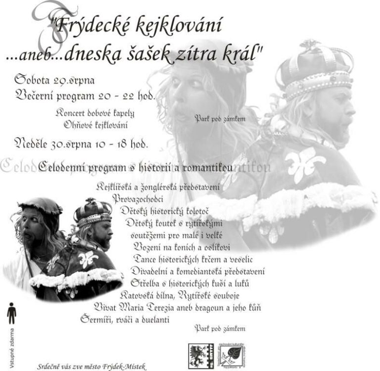 FRÝDECKÉ SLAVNOSTI JIŽ TENTO VÍKEND
