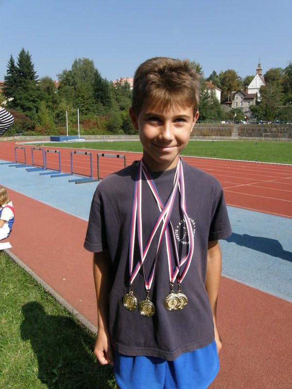 Skvělé výkony nejmladších atletů Slezanu