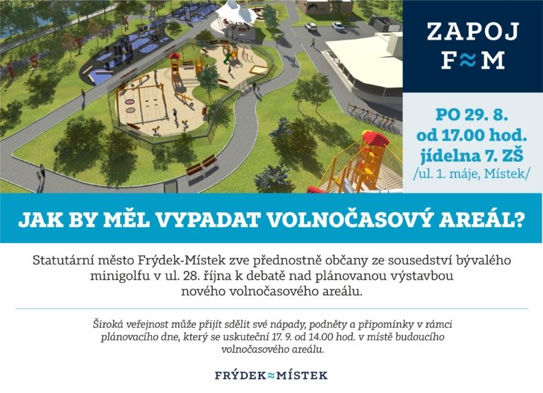 VOLNOČASOVÝ AREÁL: SETKÁNÍ SE SOUSEDY JIŽ 29. SRPNA