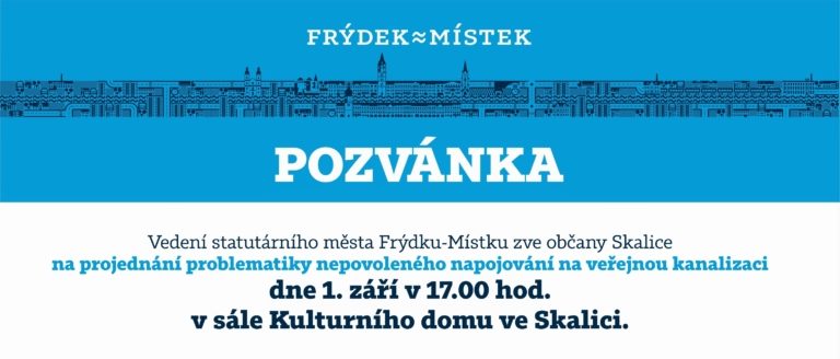 SETKÁNÍ SE SKALIČANY, TÉMATEM KANALIZACE