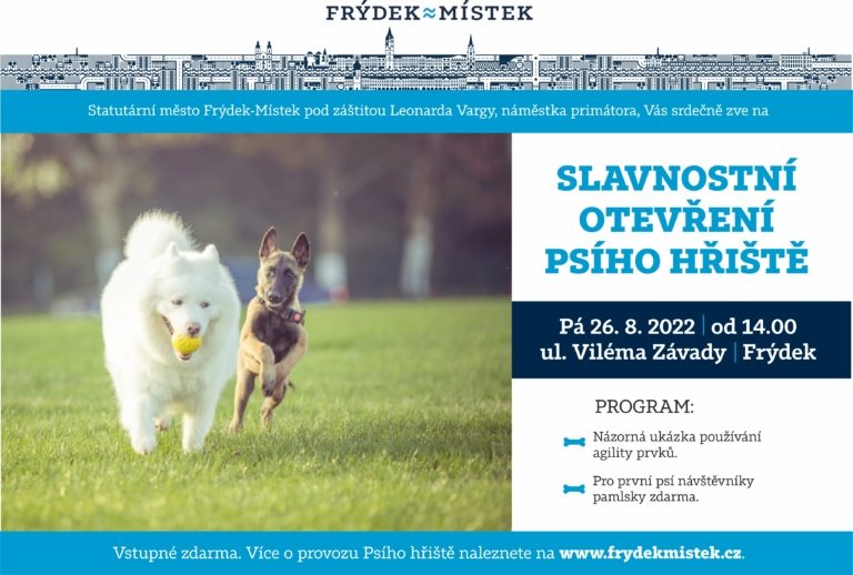 SLAVNOSTNÍ OTEVŘENÍ PSÍHO HŘIŠTĚ