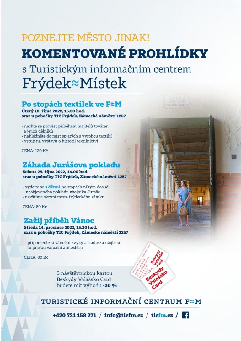 POSLEDNÍ KOMENTOVANÉ PROHLÍDKY ROKU 2022