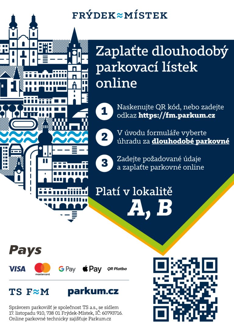 <strong>PARKOVÁNÍ: DLOUHODOBÝ LÍSTEK JE MOŽNÉ POŘÍDIT I ONLINE</strong>