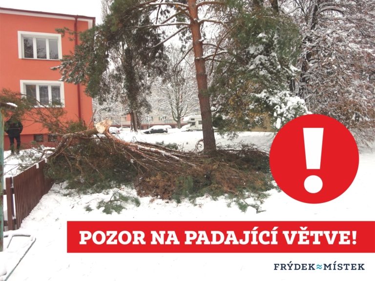 UPOZORNĚNÍ: NEBEZPEČÍ POD STROMY