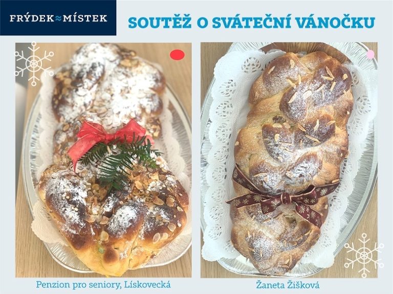 SOUTĚŽ O NEJLEPŠÍ VÁNOČKU ZNÁ SVÉ VÍTĚZE