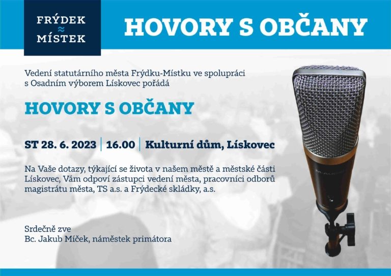 HOVORY S OBČANY – LÍSKOVEC