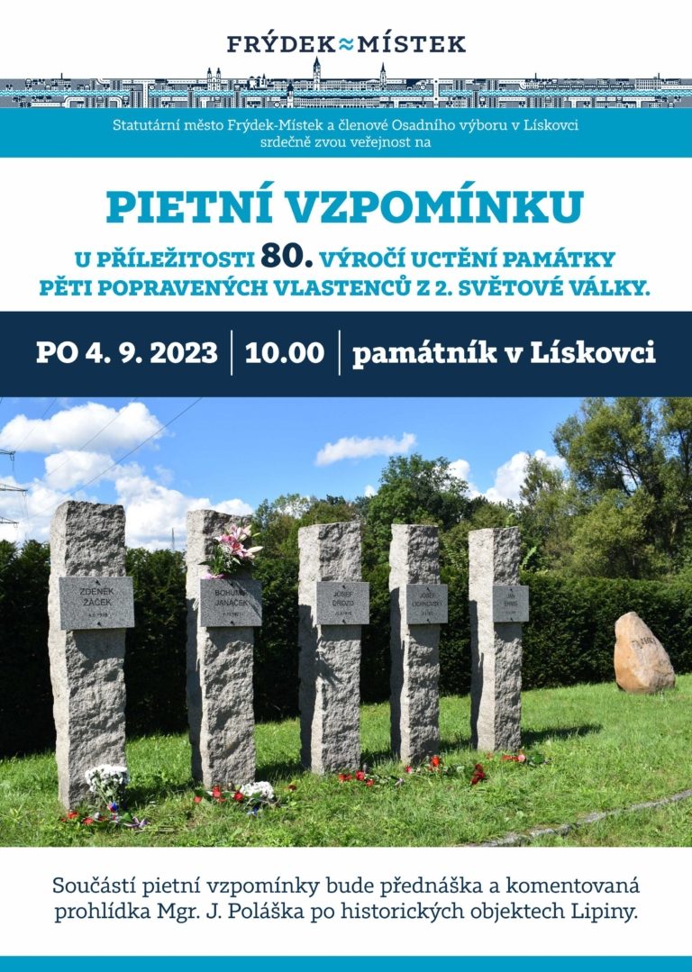 PIETNÍ VZPOMÍNKA V LÍSKOVCI