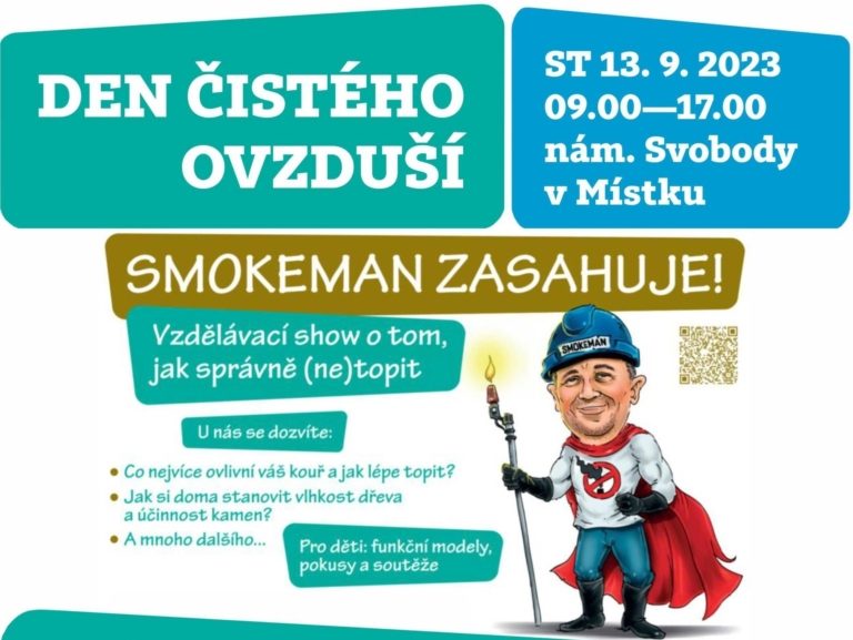 FRÝDEK-MÍSTEK UPOZORNÍ NA STAV OVZDUŠÍ. ZVE ŠKOLY I VEŘEJNOST NA OSVĚTOVOU AKCI