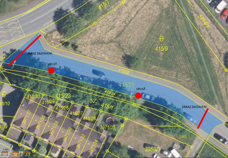 UZAVÍRKA ÚČELOVÉ KOMUNIKACE