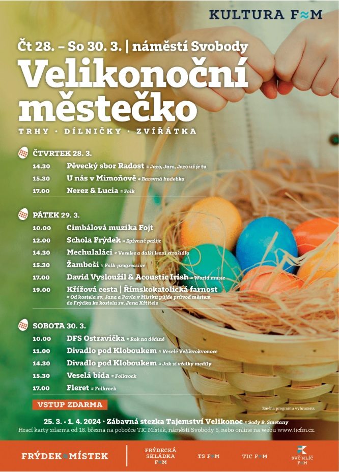 VELIKONOČNÍ MĚSTEČKO VE FRÝDKU-MÍSTKU