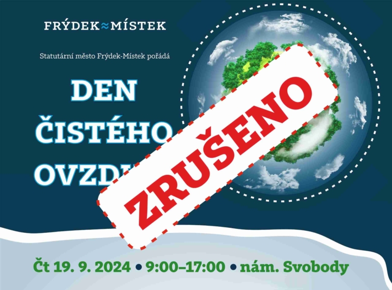 ZRUŠENO: DEN ČISTÉHO OVZDUŠÍ
