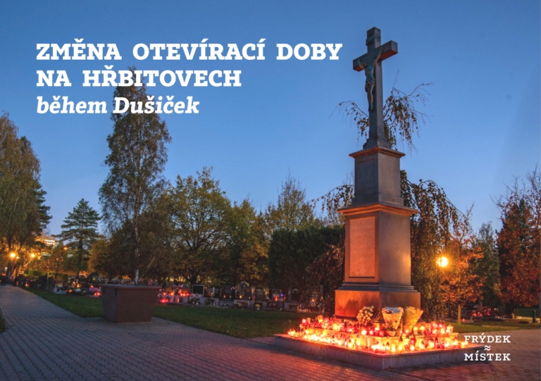 DUŠIČKY: ZMĚNA OTEVÍRACÍ DOBY NA HŘBITOVECH