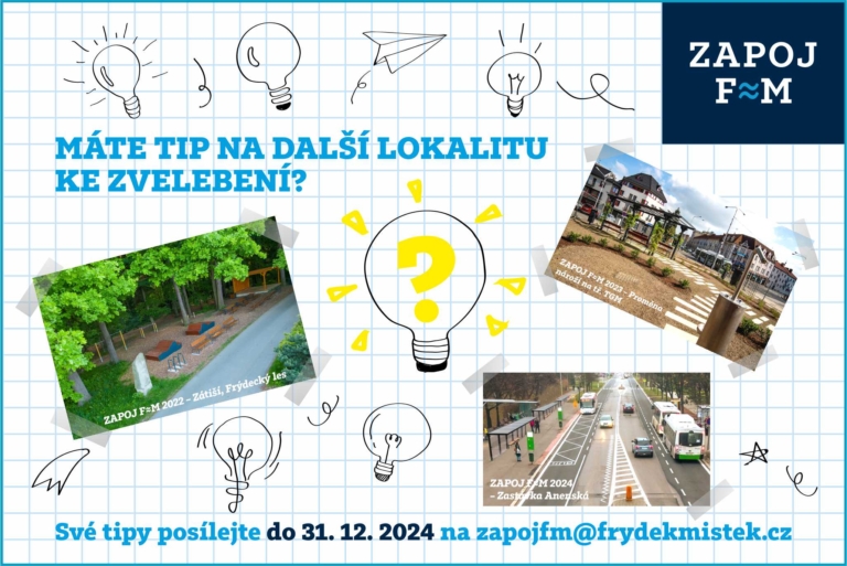 JAKÉ MÍSTO ZVELEBIT? POŠLETE TIP