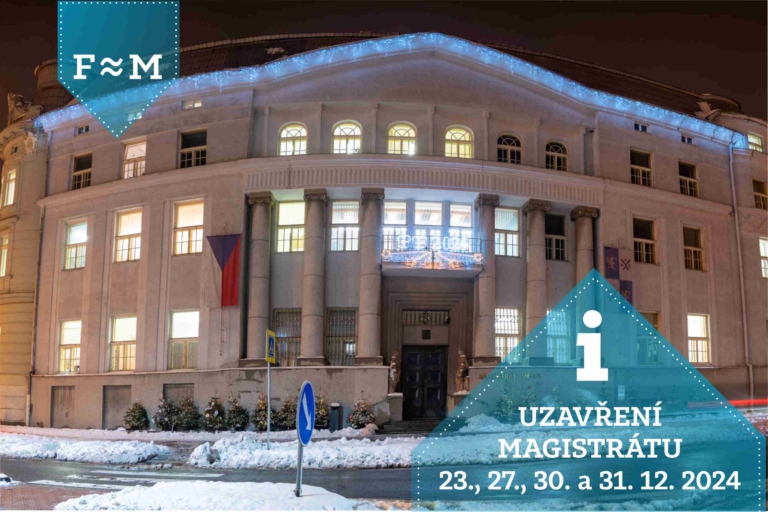 UZAVŘENÍ ÚŘADU 23., 27., 30. A 31. 12. 2024