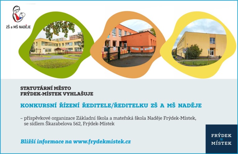 KONKURSNÍ ŘÍZENÍ: ŘEDITEL/ŘEDITELKA ZŠ A MŠ NADĚJE