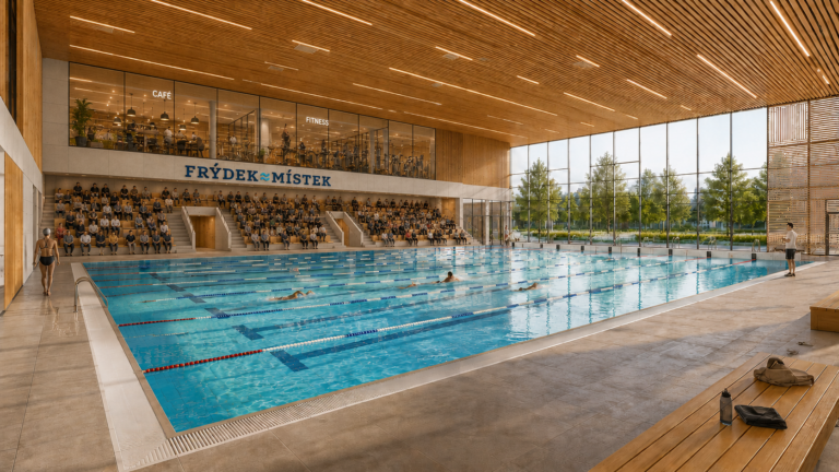 U STADIONU VZNIKNE SPORTOVNÍ AREÁL: PLAVECKÝ BAZÉN A DALŠÍ KRYTÁ LEDOVÁ PLOCHA